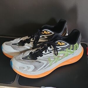 HOKA Tecton X 2 'White Solar Flare' Mens Size 11D Pre-owned Sneakers  Marks